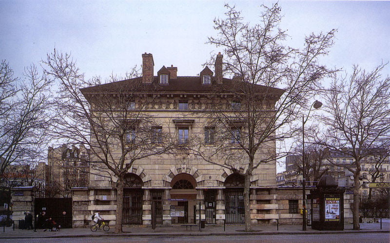Bureau d'Enfer (Zollhaus). by Claude Nicholas Ledoux. 1785–1787. Motifs recorded: gebäude, bäume, foto, haus, dach, laterne, bogen, fenster.