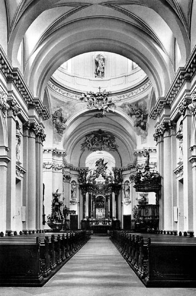 Fulda, Dom. by Johann Dientzenhofer. 1704–1712. Motifs recorded: altar, kirche, gewölbe, säulen, kanzel, kuppel, barock, bögen.